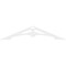 Ekena Millwork Pitch Sellek Architectural Grade PVC Gable Pediment, 72"W x 15"H x 1"P (5/12) GPP072X015X100SLK - alternate 5